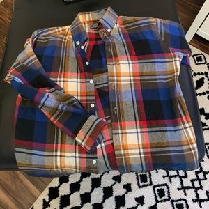 Polo Ralph Lauren flannel button down shirt SzM